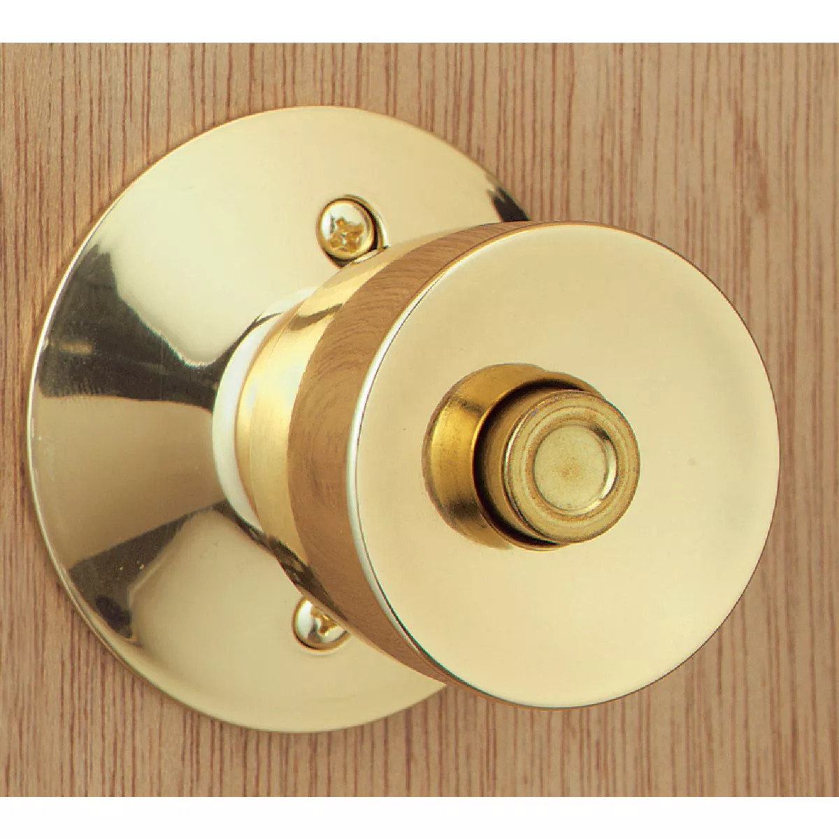 Schlage Bell Bright Brass Bed & Bath Door Knob - photo 2