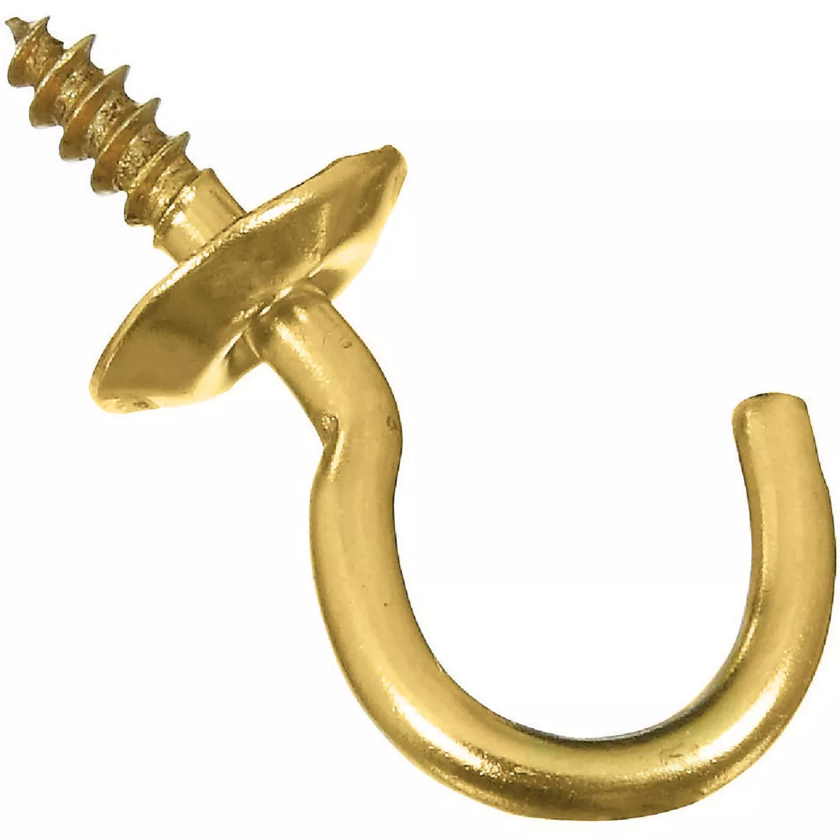 National 5/8 In. Solid Brass Cup Hook Bulk