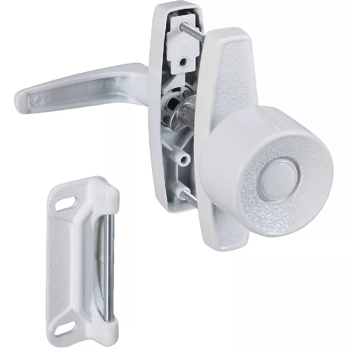 National Hardware White Knob Latch