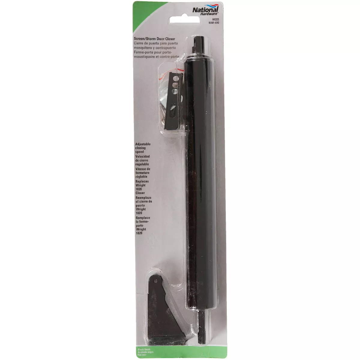 National Hardware Black Storm or Screen Door Closer - photo 2