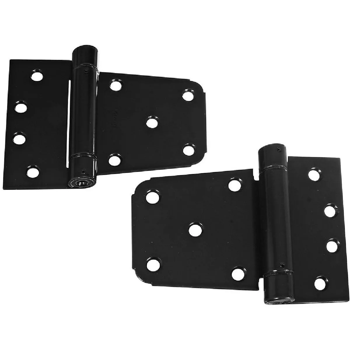 National Hardware 3-1/2 In. Black Heavy-Duty Gate Hinge Set (2 Count)