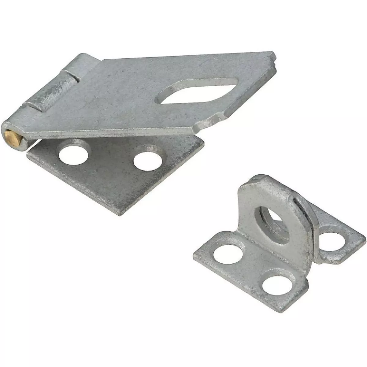 National Hardware 2-1/2 In. Galvanized Non-Swivel Safety Hasp