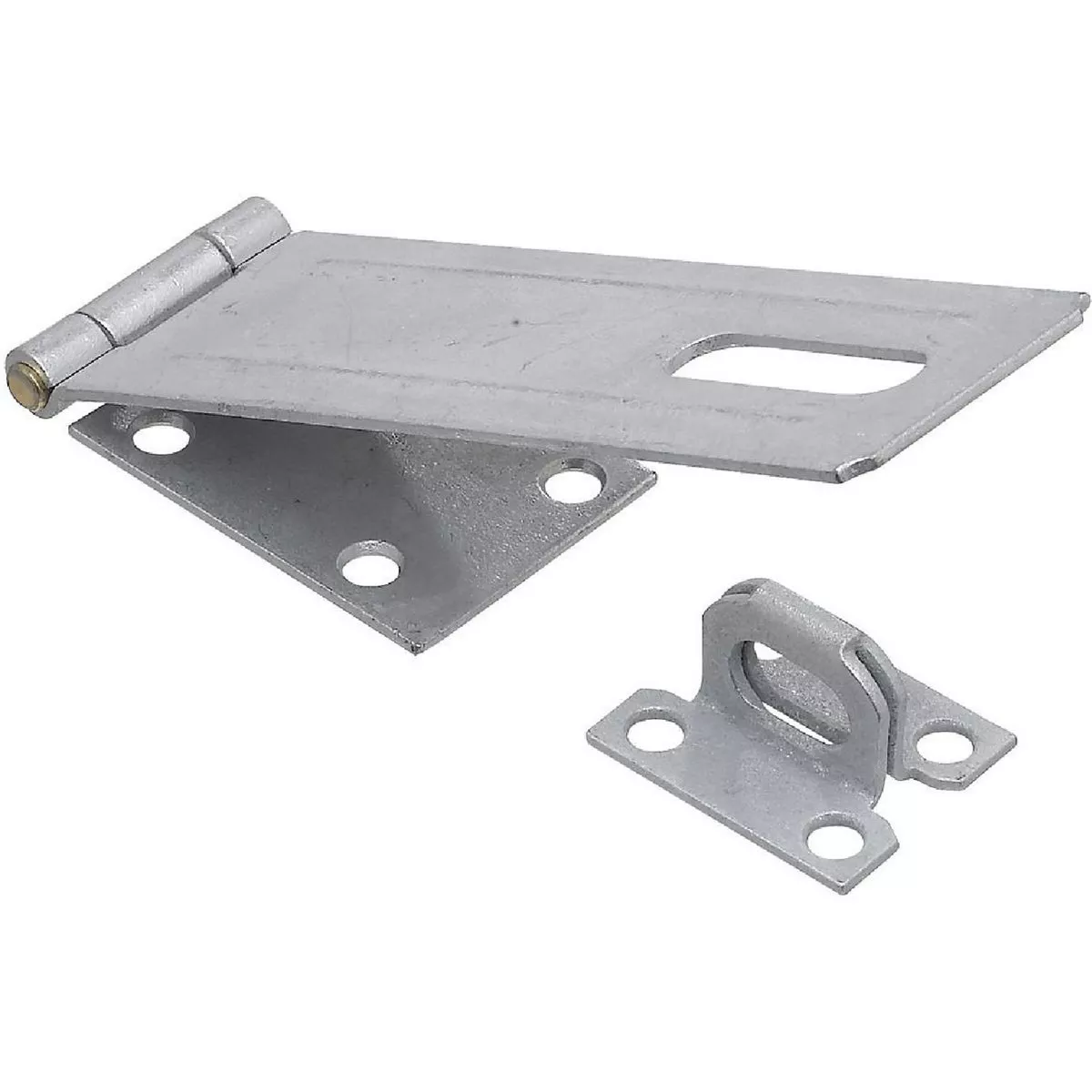 National Hardware 6 In. Galvanized Non-Swivel Safety Hasp