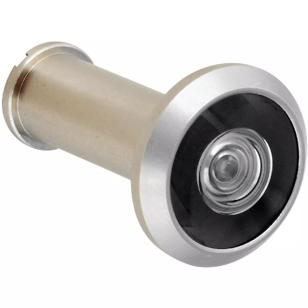 National Satin Nickel 200 Degree Angle Door Viewer