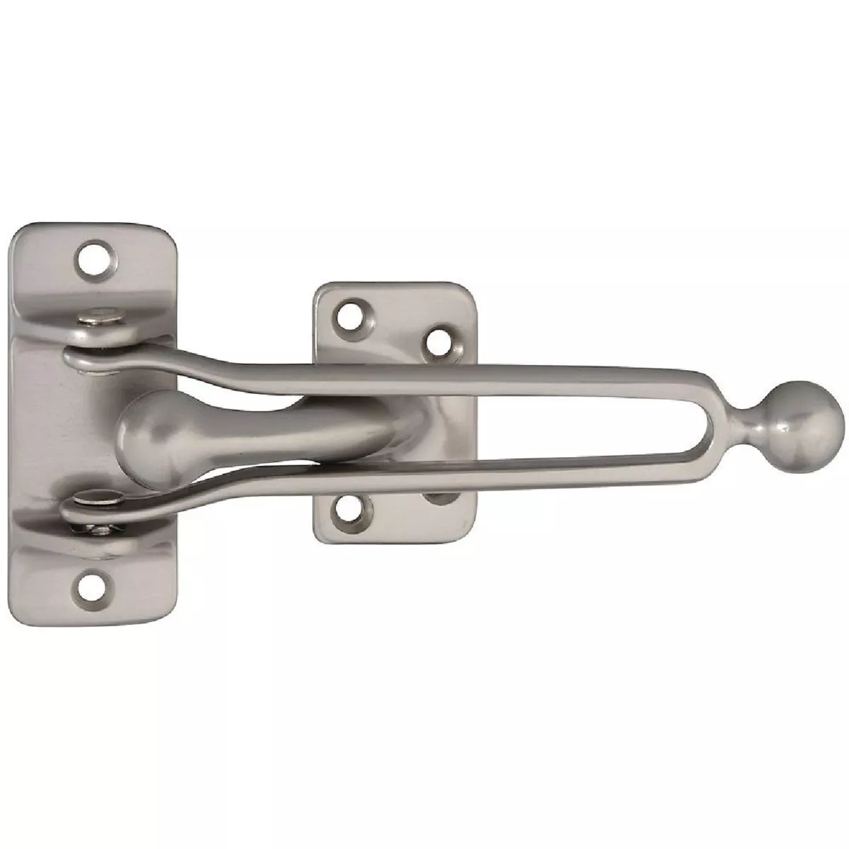 National Satin Nickel Door Security Guard