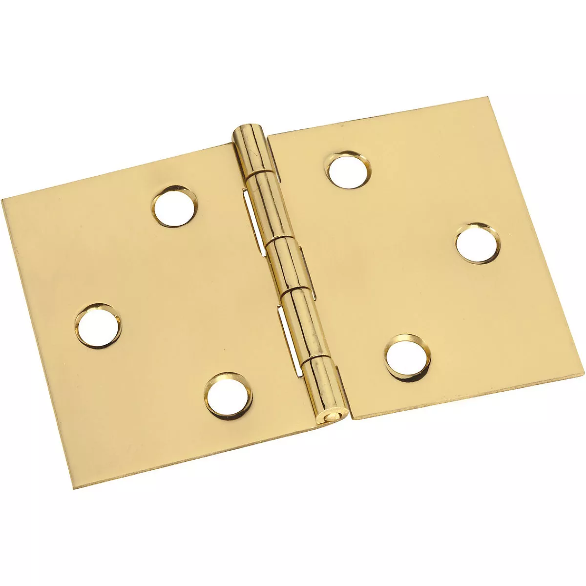 National Hardware 2 In. x 3-1/16 In. Brass Desk Hinge (2-Pack)