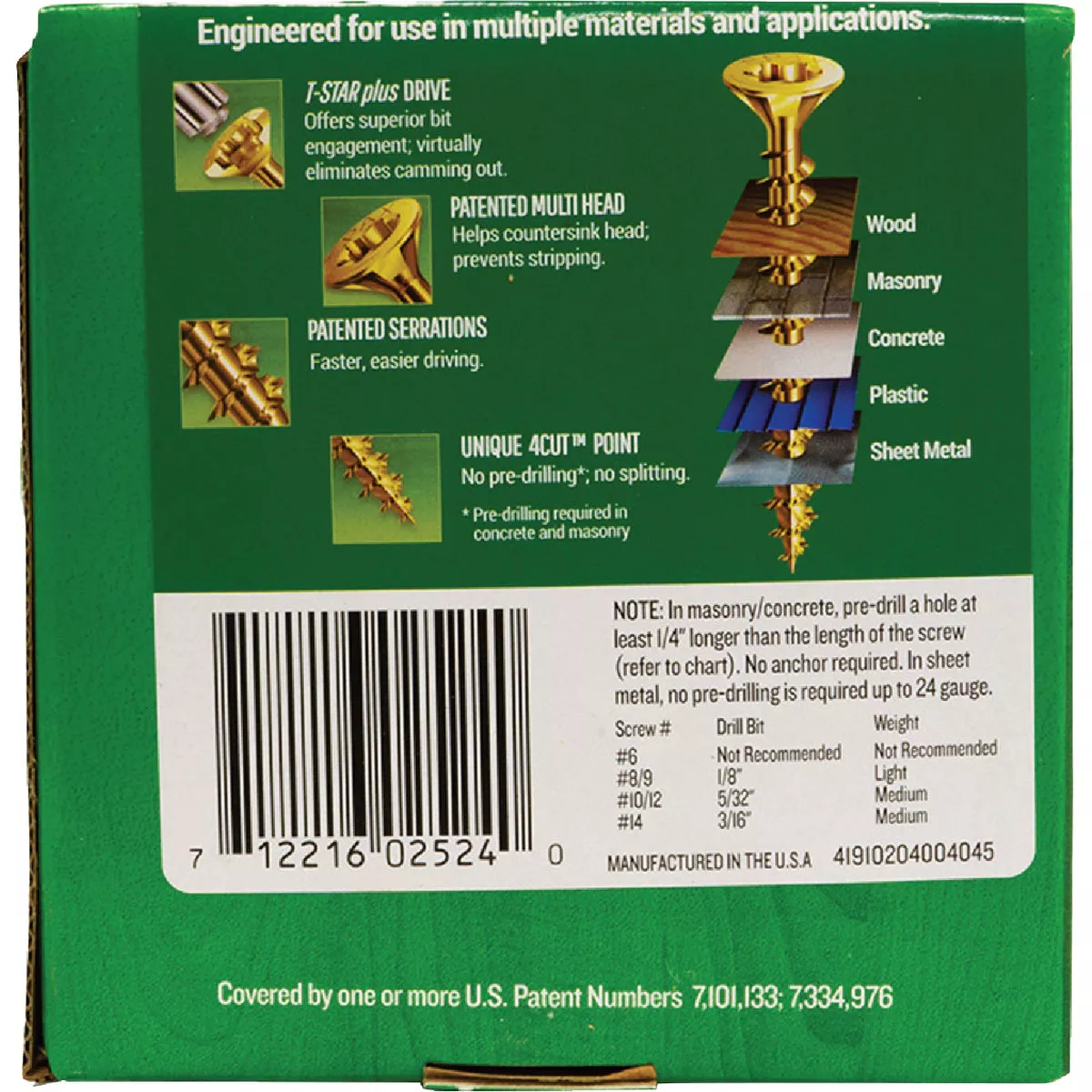 SPAX #8 x 1-1/2 In. Flat Head T-20+ Partial Thread Yellow Zinc (Interior) Wood Screw (3 Lb., 597-Count) - photo 7
