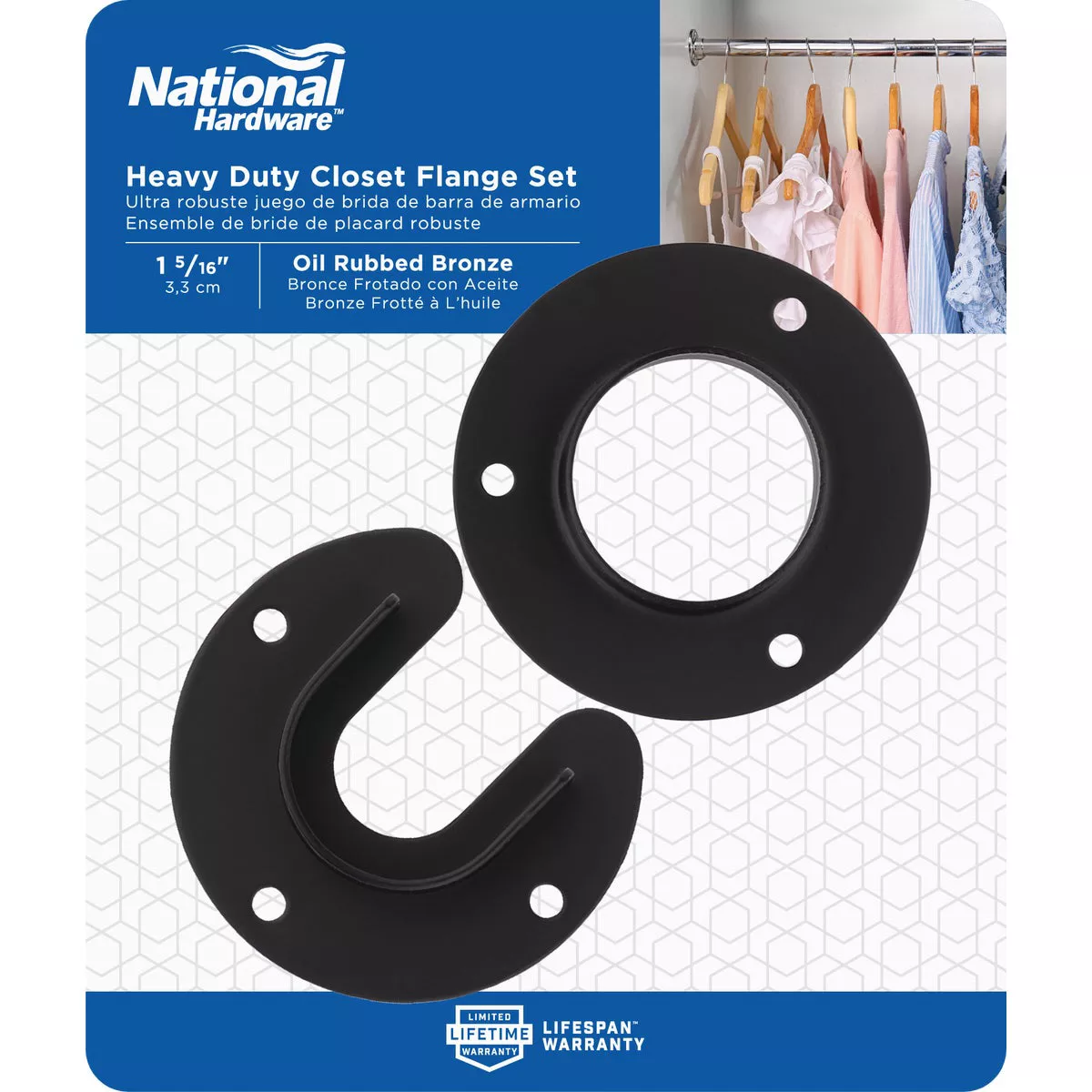 Stanley Home Designs 1-5/16 In. Zinc Closet Rod Socket, Oil Rubbed Bronze (2-Pack) - photo 2
