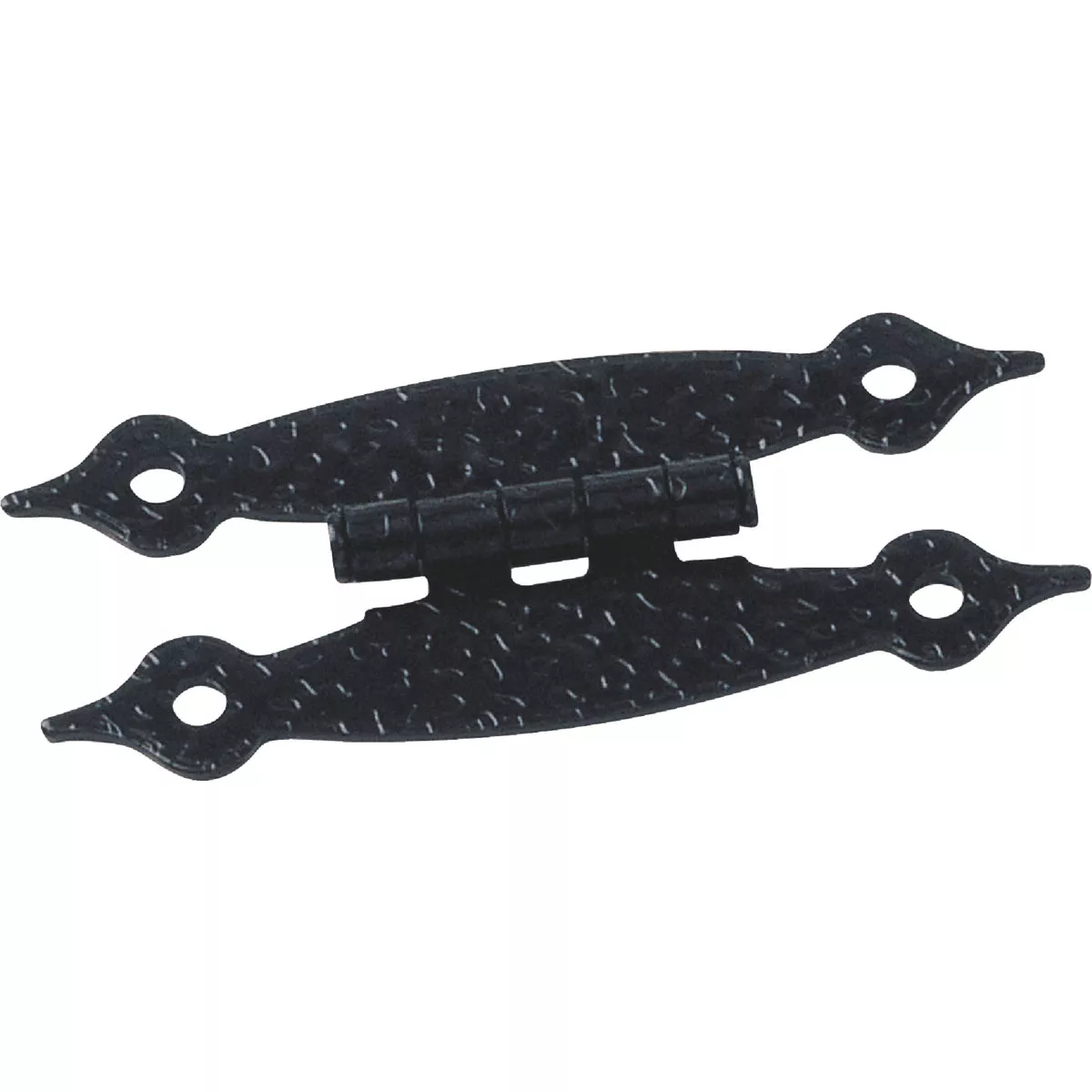 Laurey Colonial Black 2 In. Flush H-Type Hinge, (2-Pack)