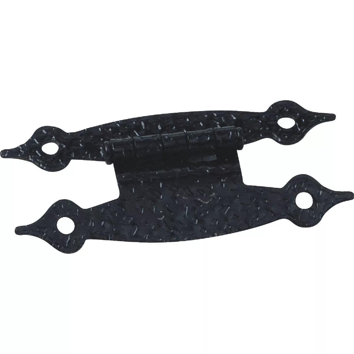 Laurey Colonial Black 1-1/4 In. Flush H-Type Hinge, (2-Pack)