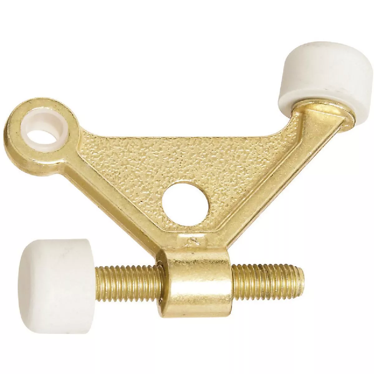 National Hardware Bright Brass Zinc Hinge Pin Door Stop