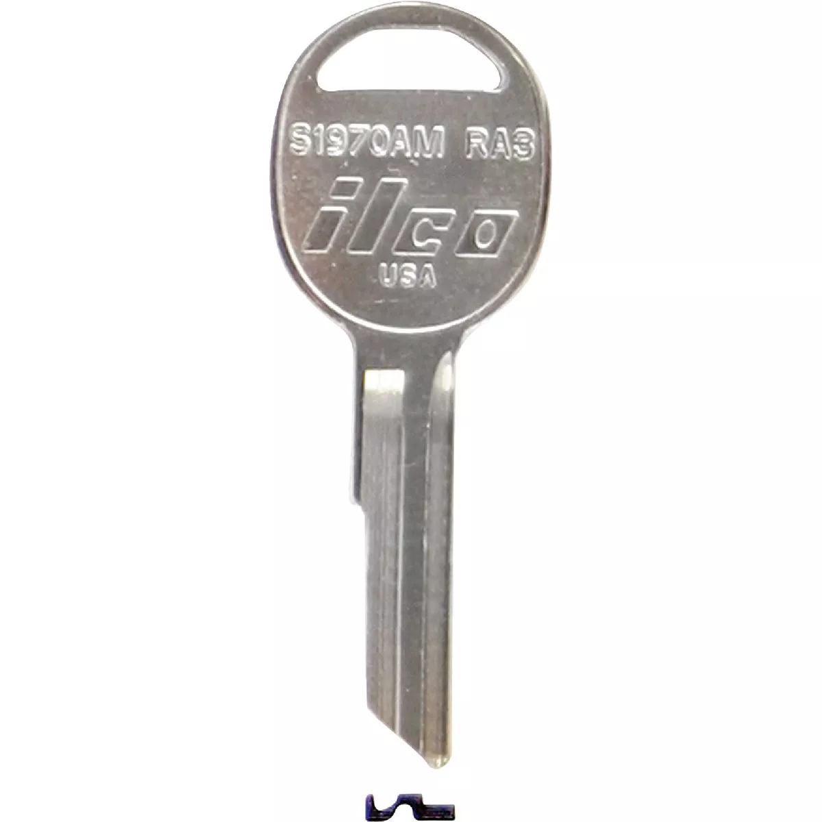 ILCO AMC Nickel Plated Automotive Key RA3 / S1970AM (10-Pack)