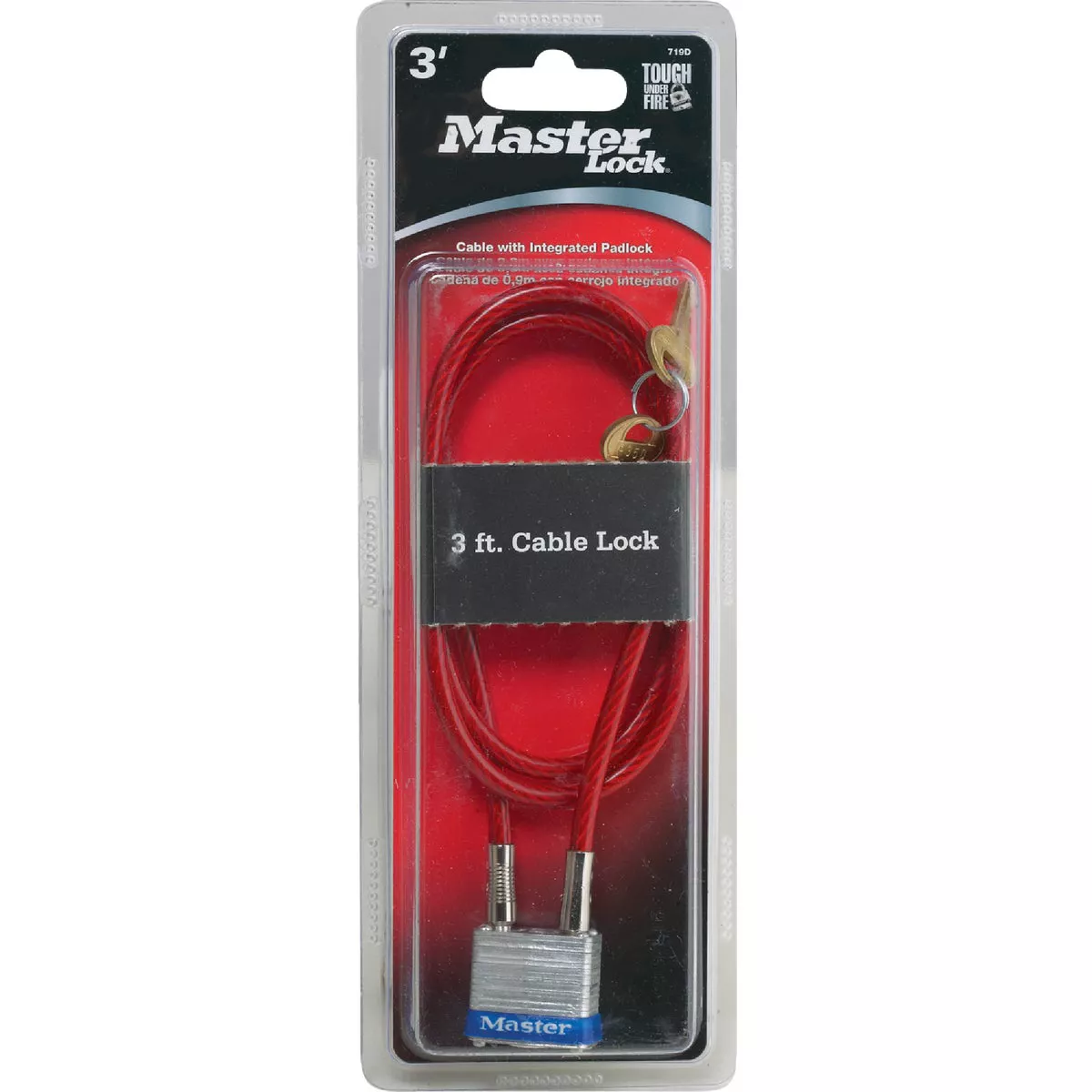 Master Lock 3 Ft. Padlock Cable for M2 Key