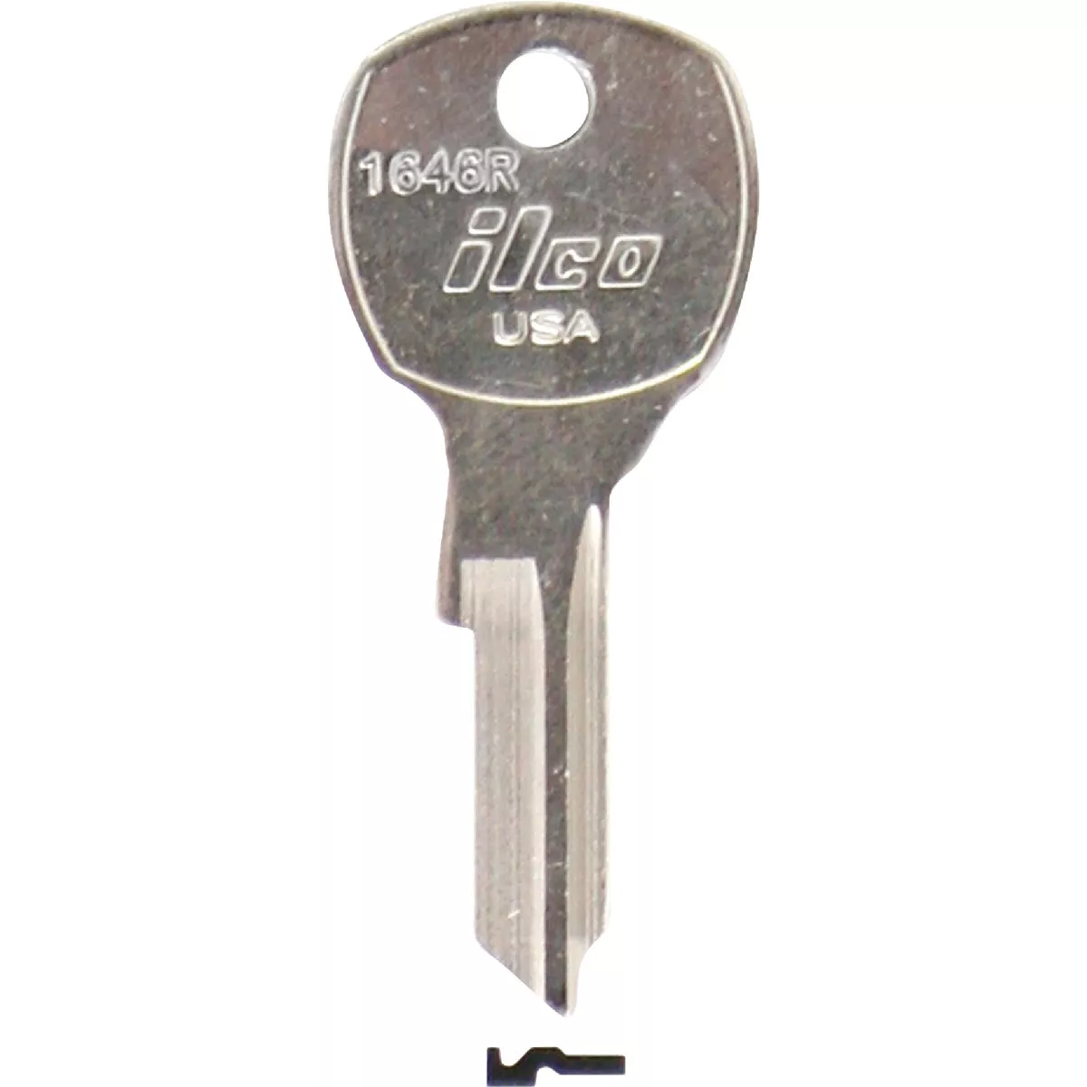 ILCO National Nickel Plated Mailbox Key, 1646R (10-Pack)