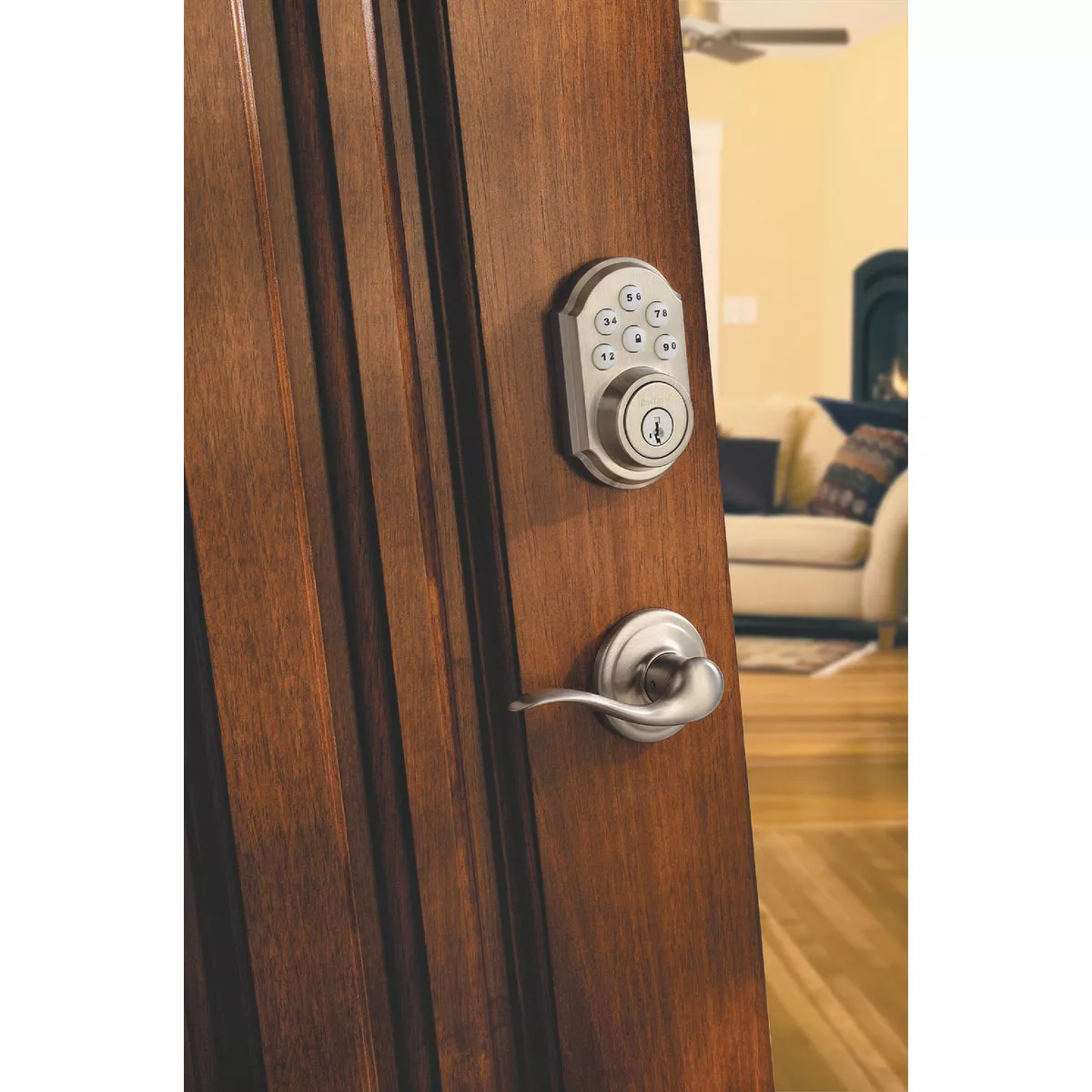 Kwikset Signature Series SmartCode Satin Nickel Electronic Deadbolt - photo 7
