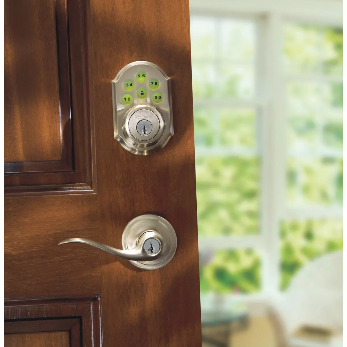 Kwikset Signature Series SmartCode Satin Nickel Electronic Deadbolt - photo 8
