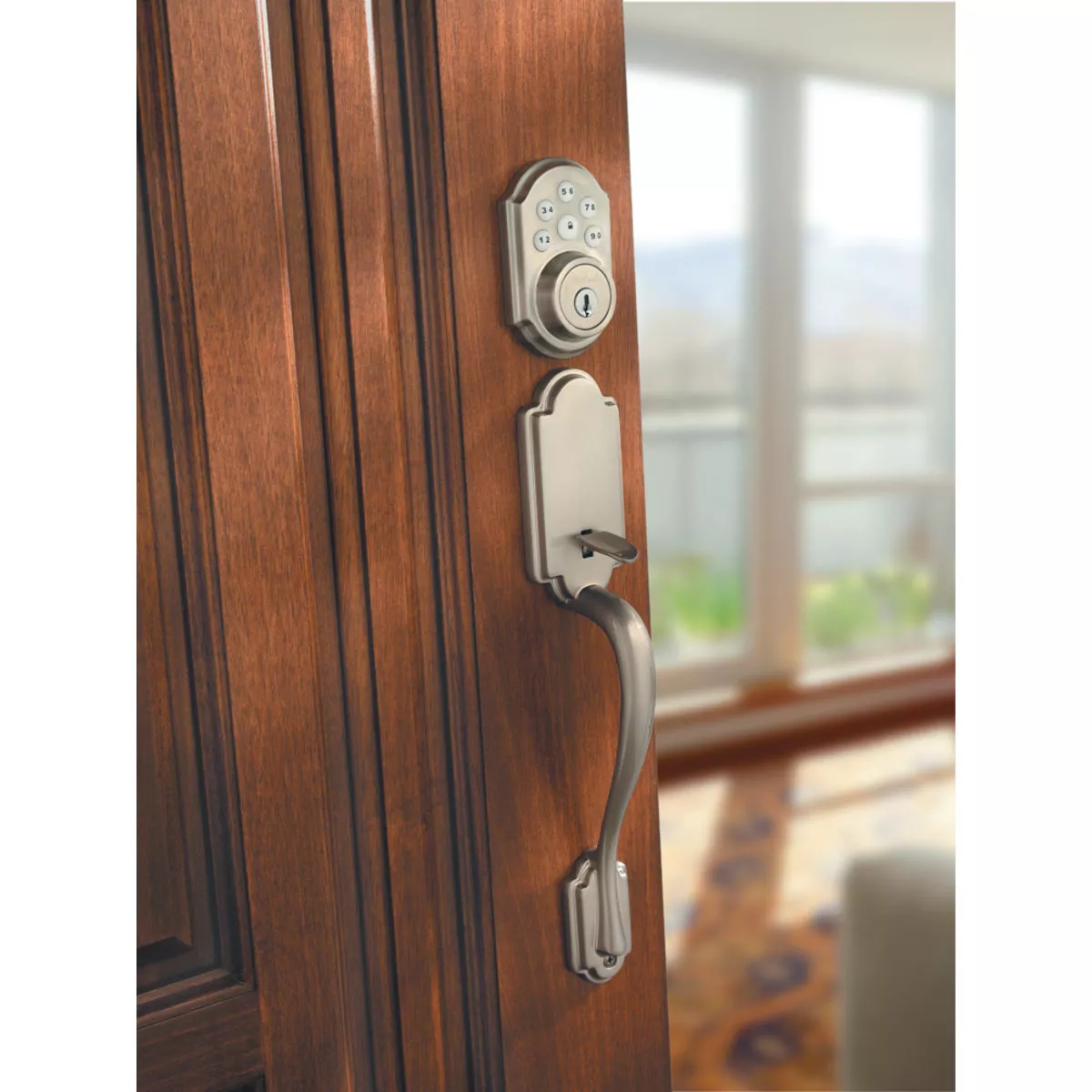 Kwikset Signature Series SmartCode Satin Nickel Electronic Deadbolt - photo 6