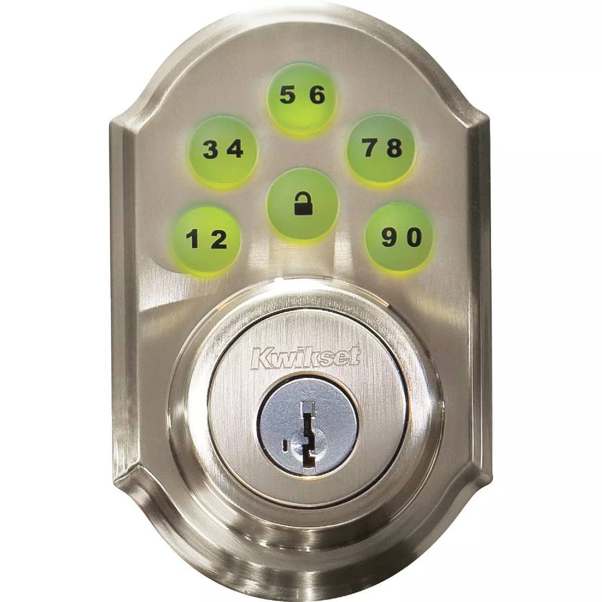 Kwikset Signature Series SmartCode Satin Nickel Electronic Deadbolt - photo 3