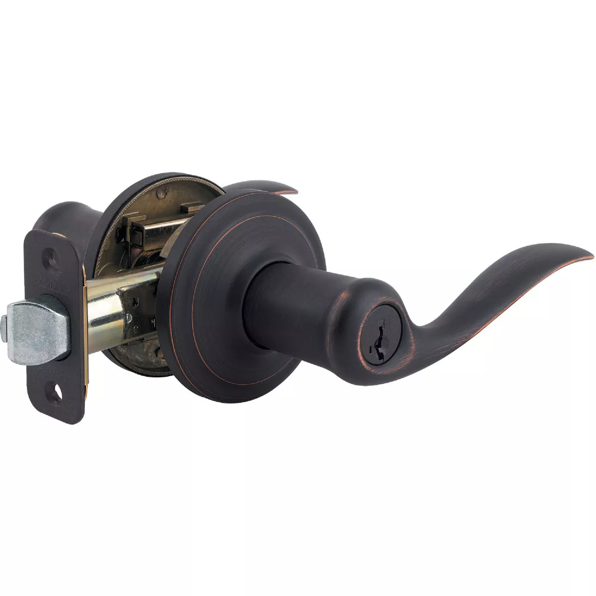 Kwikset Signature Series Venetian Bronze Deadbolt and Lever Combo with Smartkey - photo 4