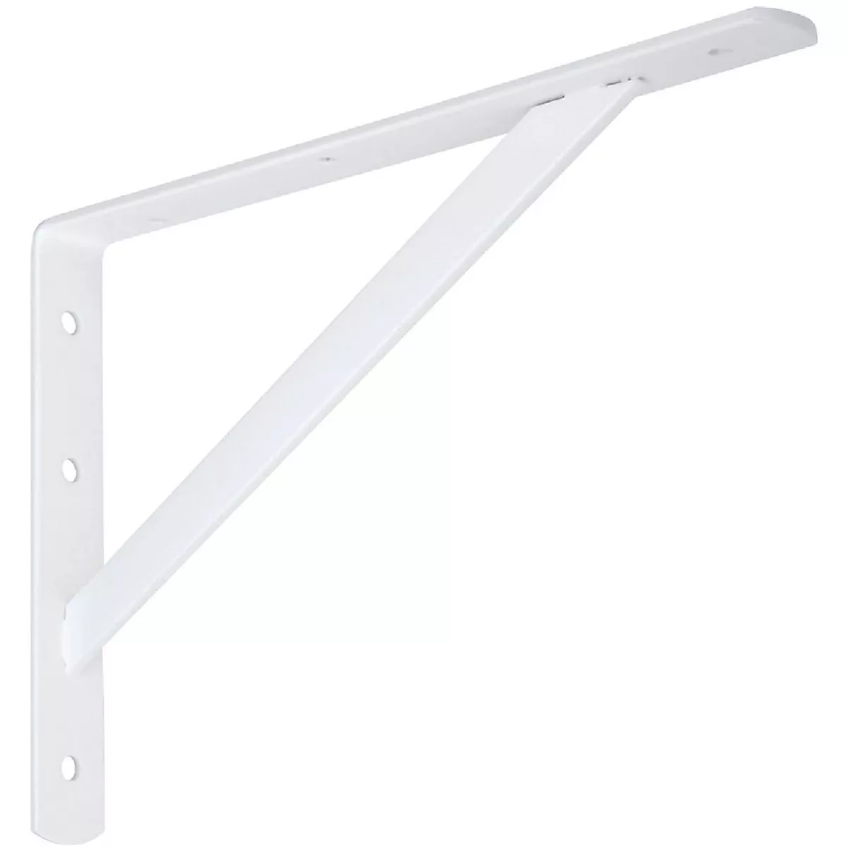 National Hardware 12 In. White Steel Super Strength Shelf Bracket