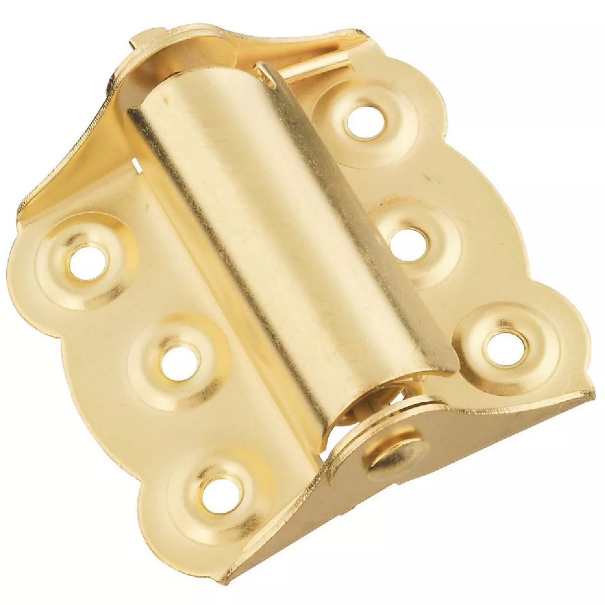 National 2-3/4 In. Brass Spring Door Hinge (2-Pack) - photo 2