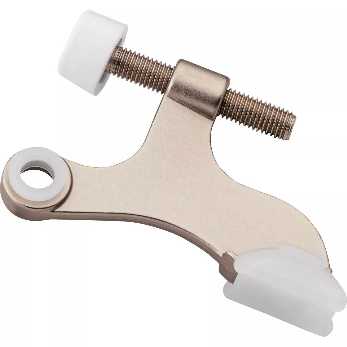 National Hardware Satin Nickel Hinge Pin Door Stop (5-Pack)