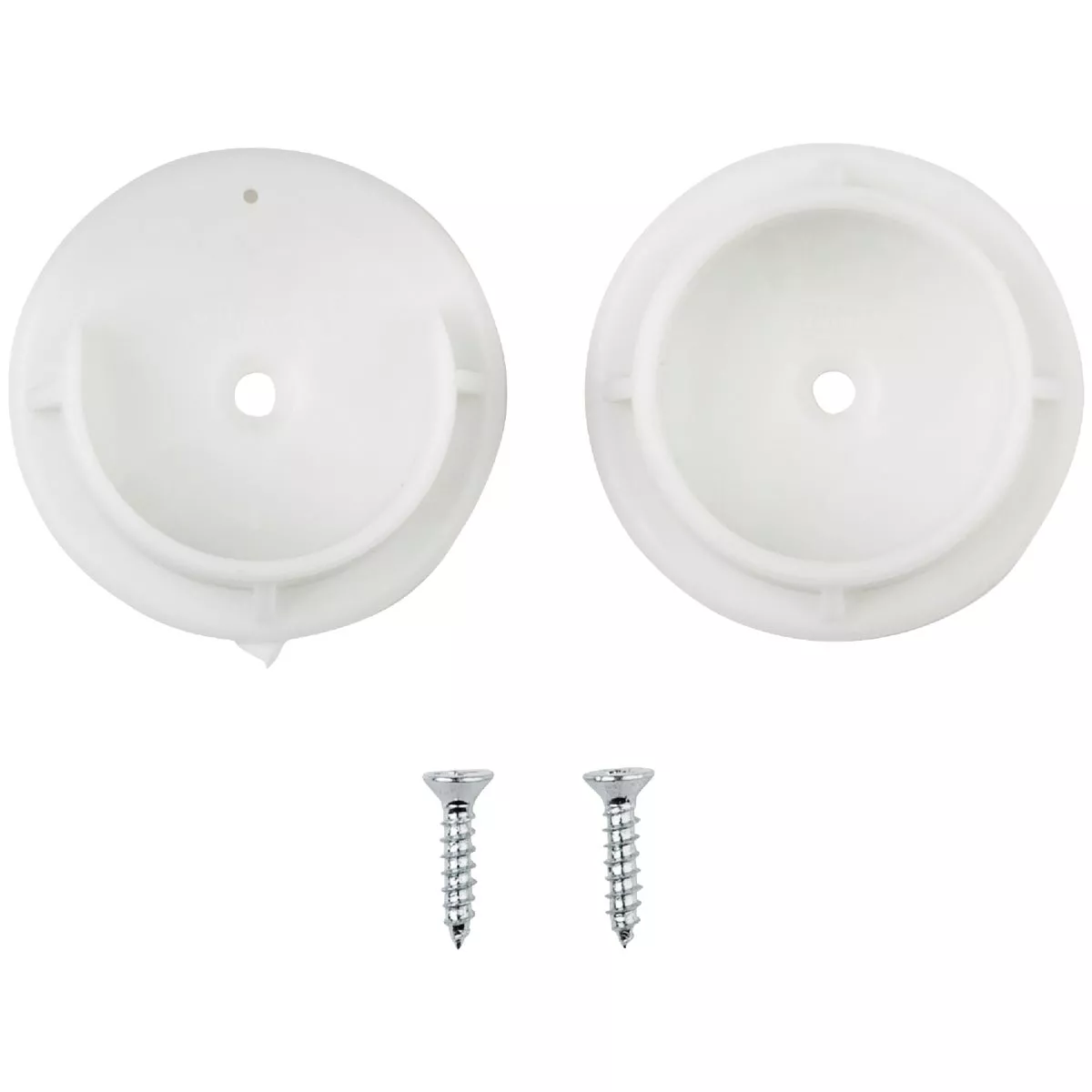 National Hardware 1-3/8 In. White Plastic Closet Rod Socket (2-Pack) - photo 3