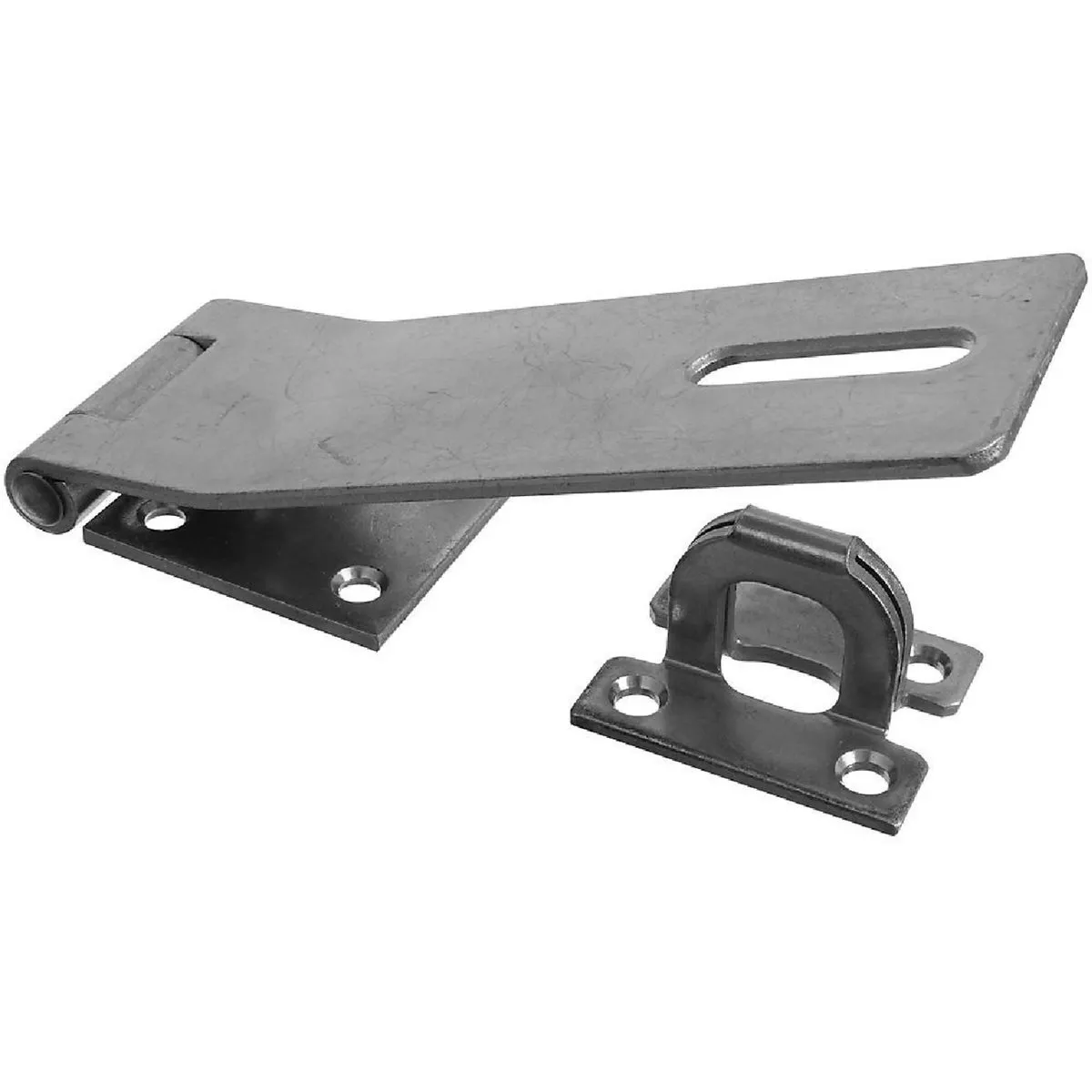 National Hardware 7 In. Zinc Non-Swivel Safety Hasp