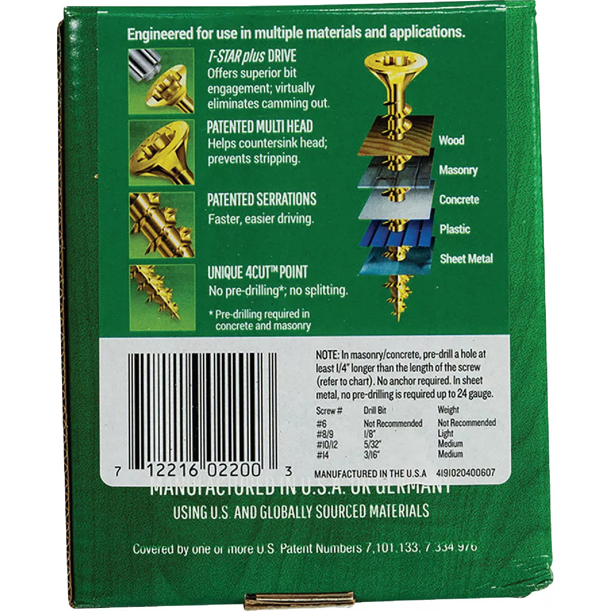 SPAX #8 x 2-1/2 In. T20 Plus Flat Head Yellow Zinc (Interior) Wood Screw (618 Ct.) - photo 7