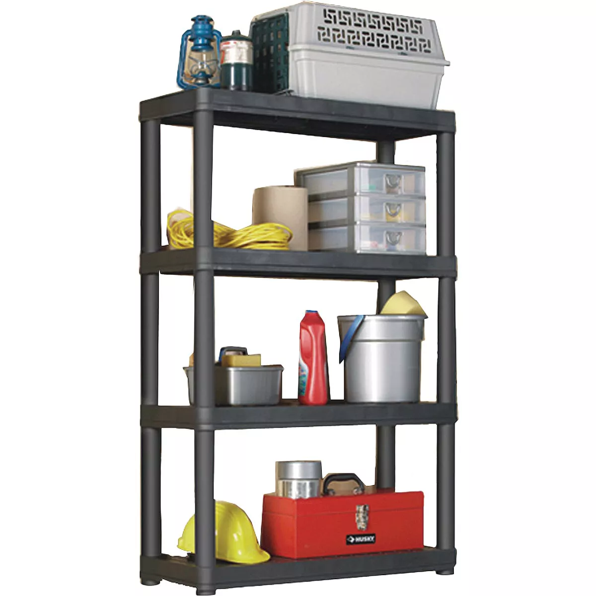 Gracious Living 4 Shelf Heavy Duty Black Ventilated Unit - photo 2