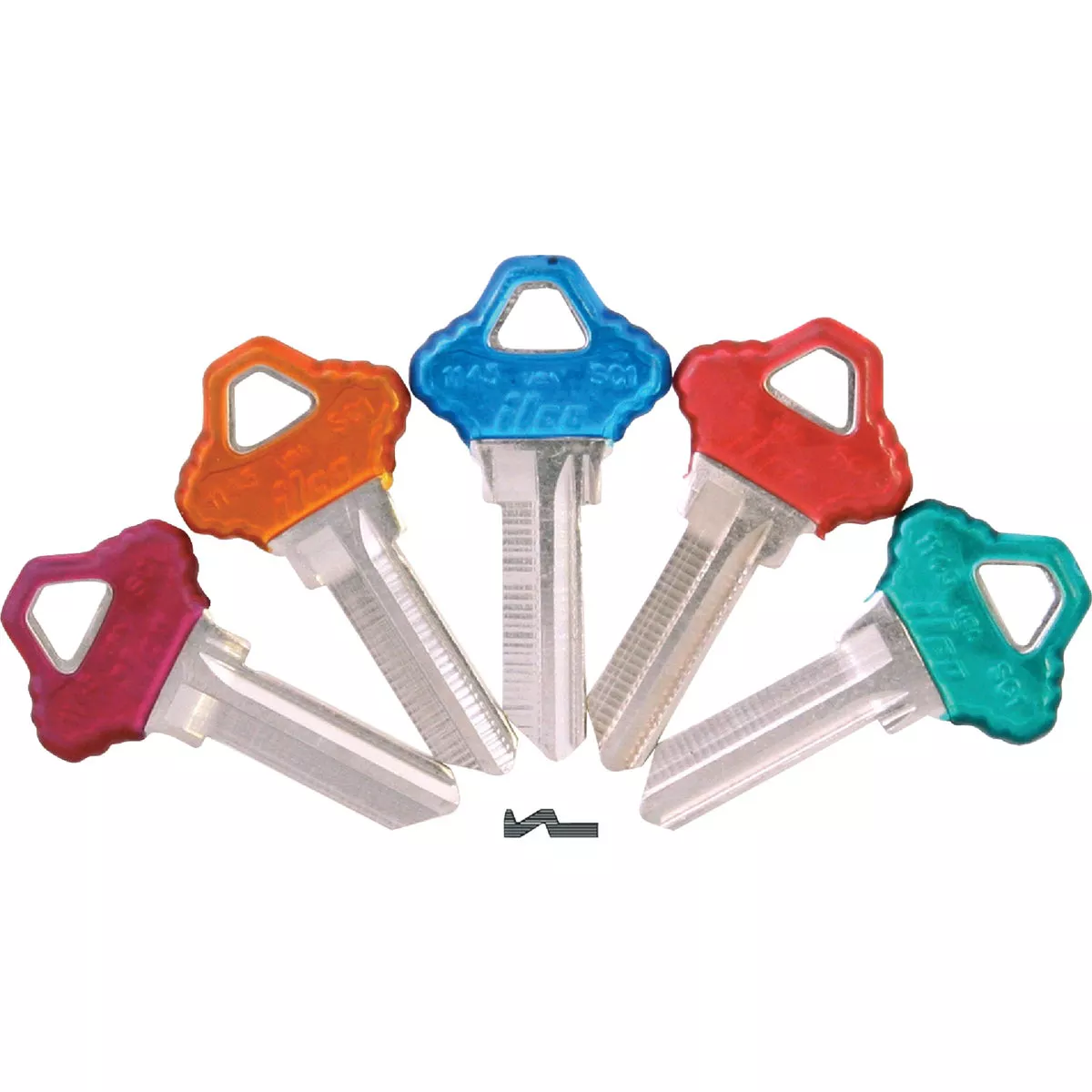 ILCO Schlage Assorted Design Decorative House Key, SC1PC / SC1-PC ASST (5-Pack)