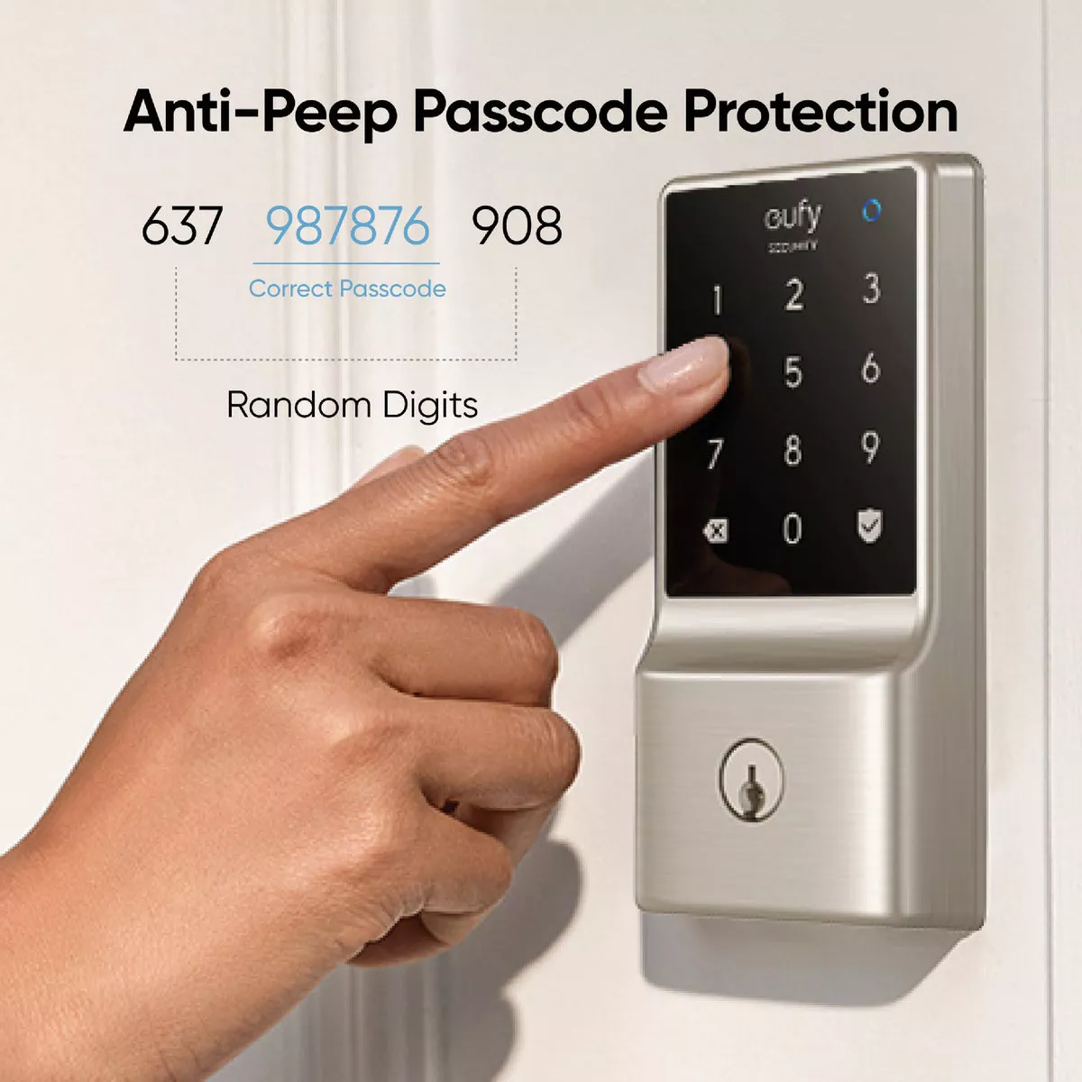 eufy Smart Lock C210 Satin Nickel 5-In-1 Keyless Entry Door Lock - photo 3