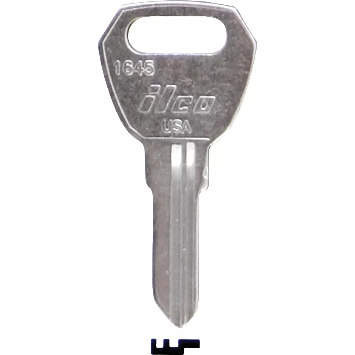 ILCO Fulton Nickel Plated Hitch Key, 1645 (10-Pack) | True Value Hardware