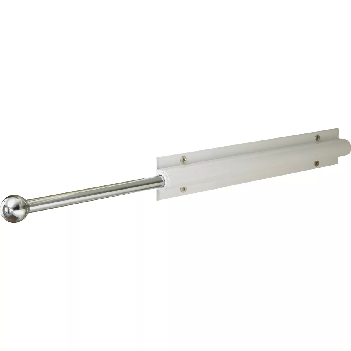 Easy Track 13 In. x 1 In. Sliding Valet Closet Rod, White