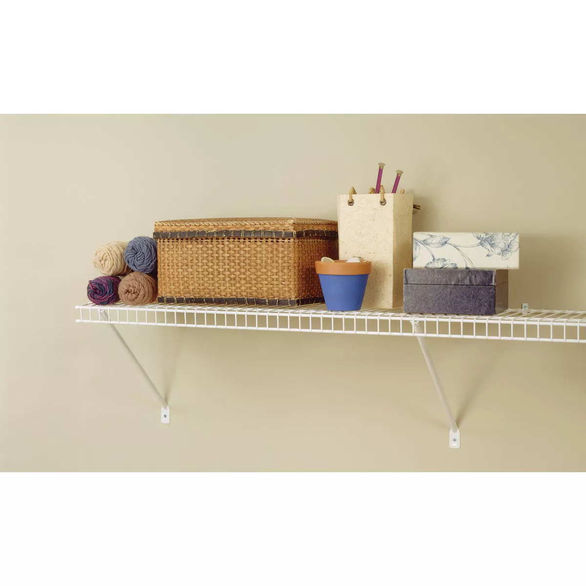 ClosetMaid 6 Ft. W. x 12 In. D Ventilated Shelf Kit, White - photo 2