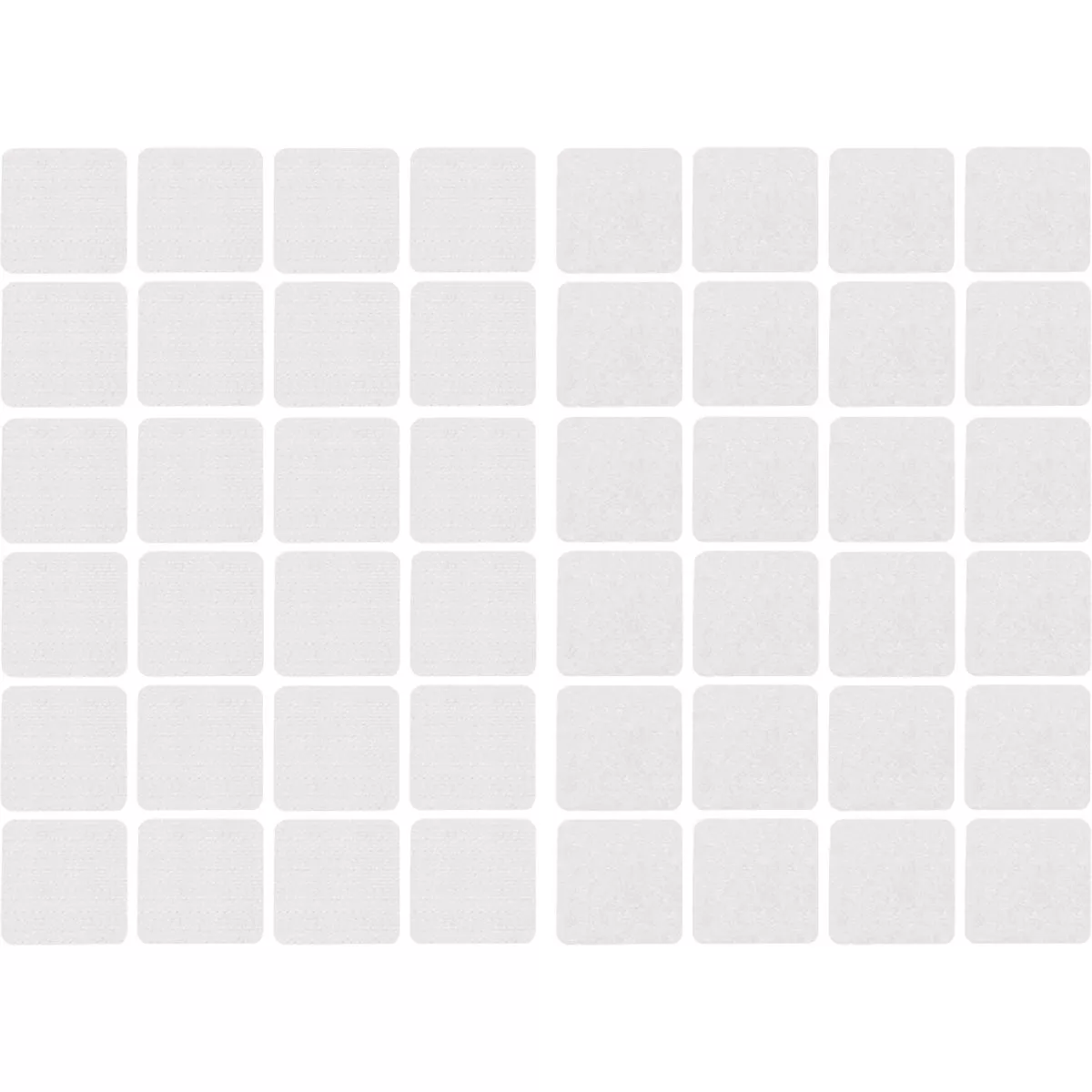Wrap-It Storage Stick 'Em 1 In. White Hook & Loop Square (24 Ct.)