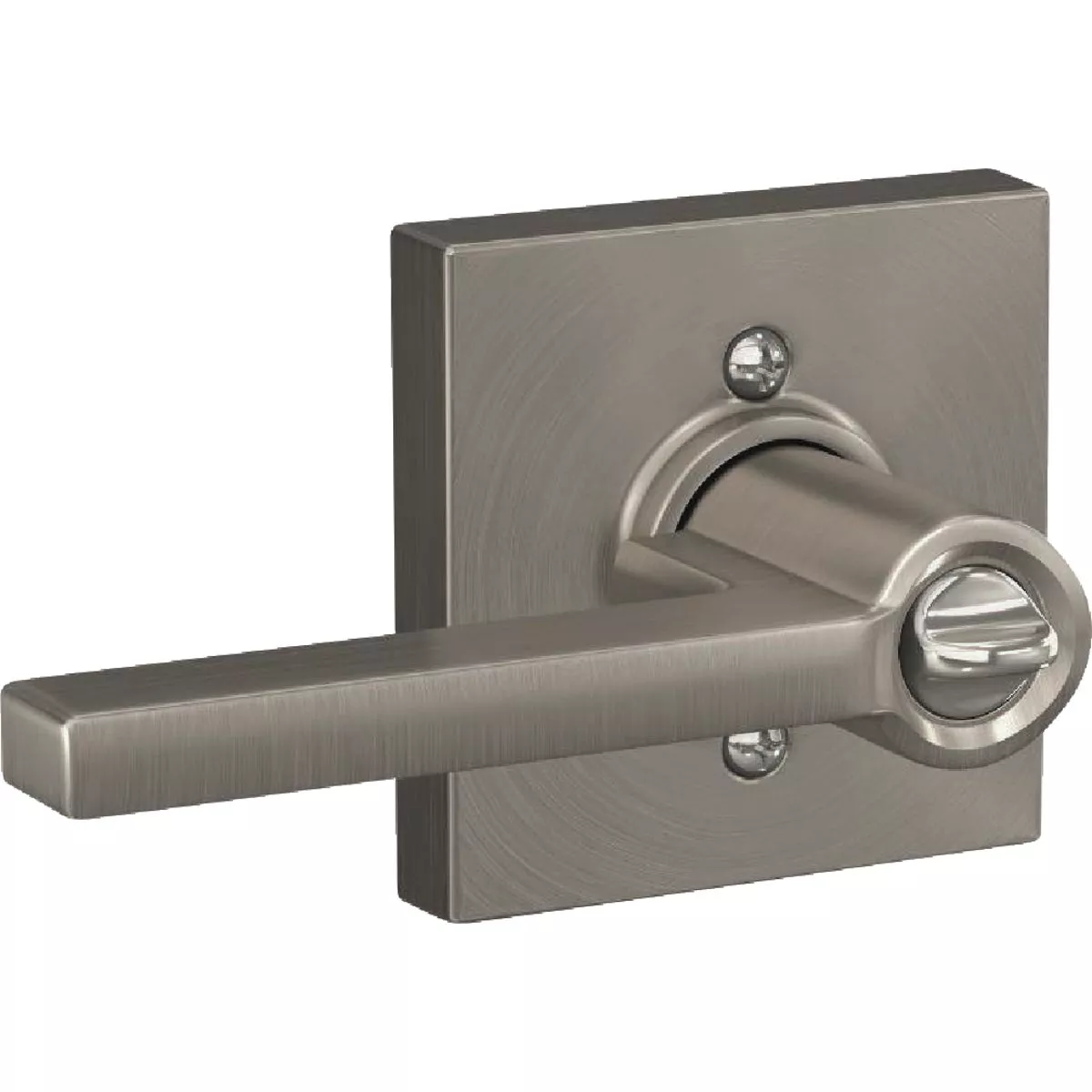 Schlage Latitude Lever Collins Satin Nickel Keyed Entry Lock - photo 2