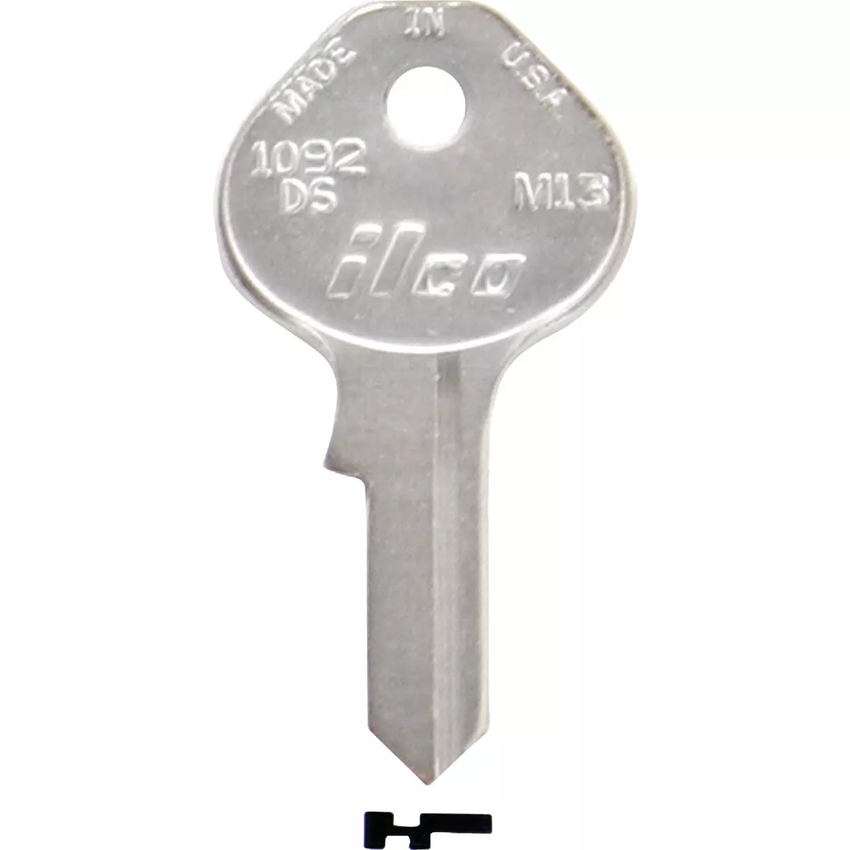 ILCO Master Nickel Plated Padlock Key M13 / 1092DS (10-Pack)