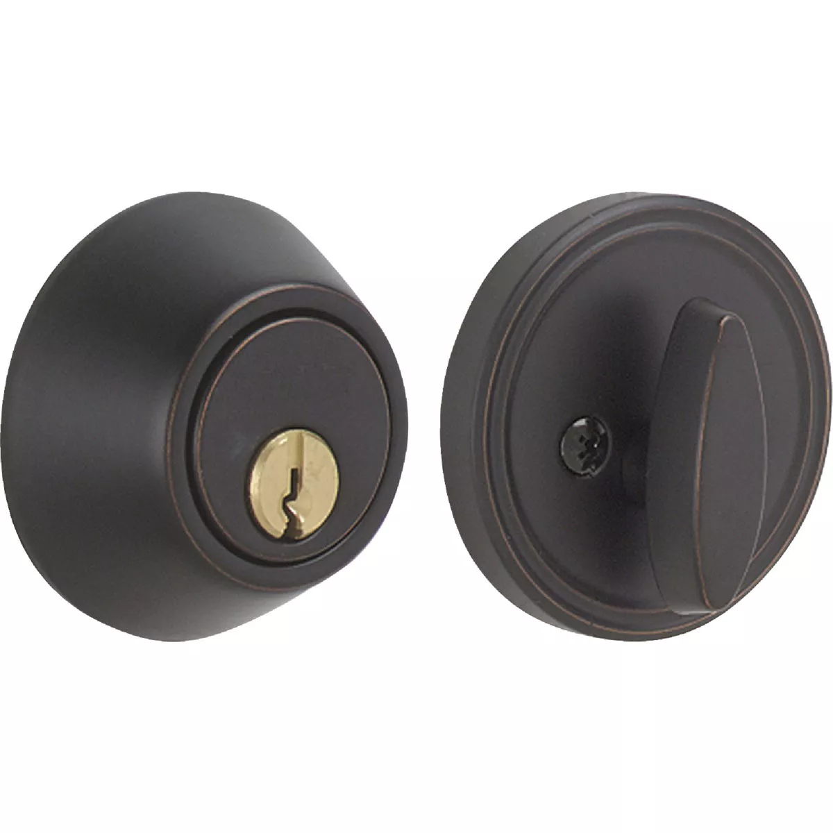 Dexter Aged Bronze Single Cylinder Deadbolt - photo 2