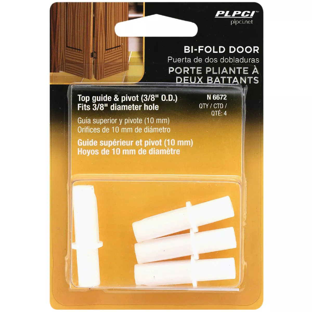 Prime-Line Bifold Door Top Mount Nylon Pivot (4 Count) - photo 2