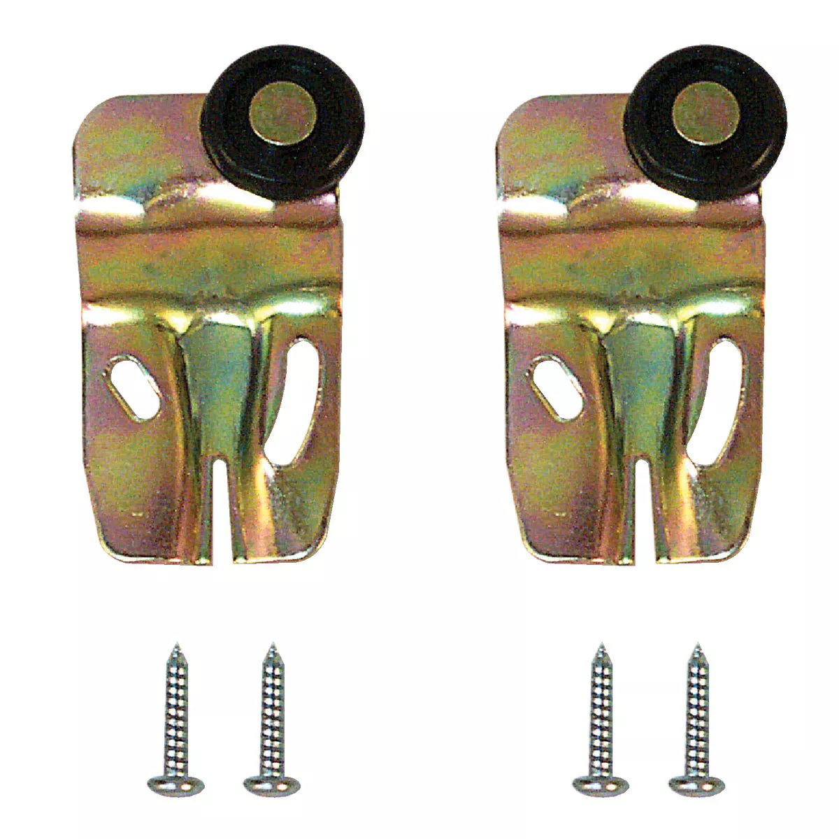 Prime-Line 1/2 In. Offset Adjustable 2-1/4 In. H. Single Wheel Back Bypass Door Roller (2-Count) - photo 2