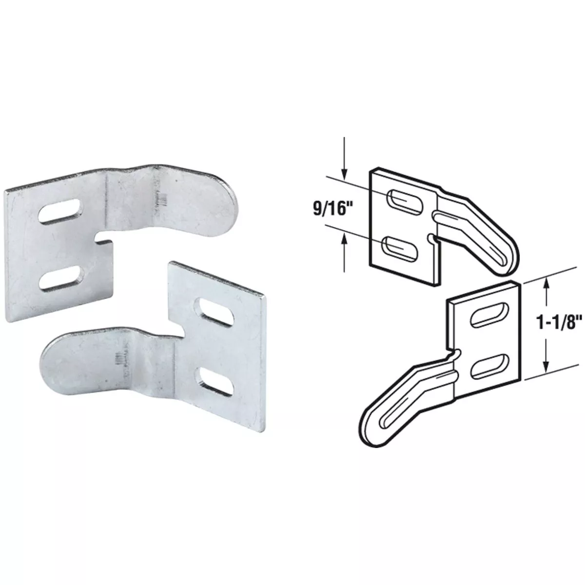 Prime-Line Bi-Fold Door Aligner (2 Count)