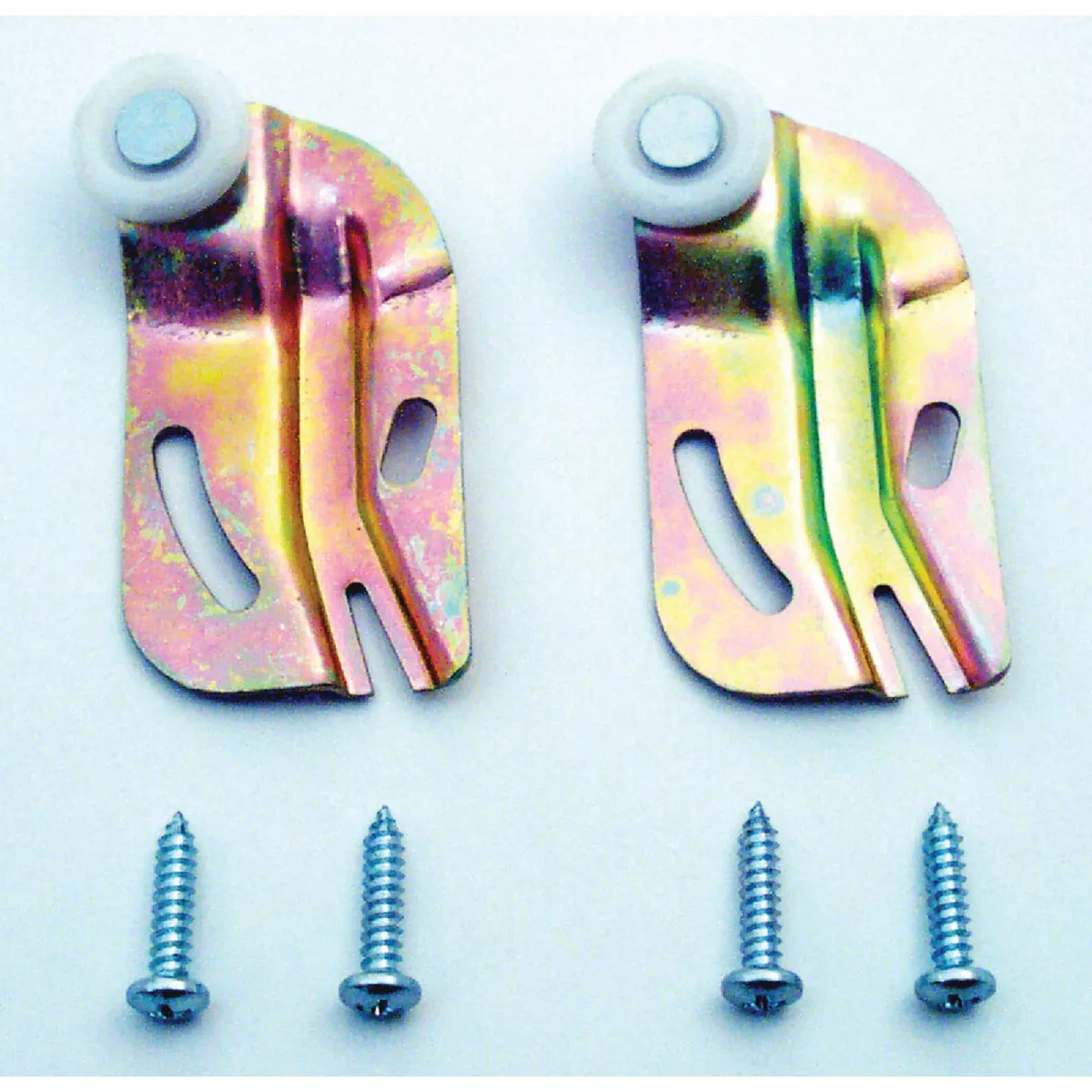 Prime-Line Offset Adjustable 3/4 In. Dia. x 1/2 In. Single Wheel Back Bypass Door Roller (2-Count) - photo 2