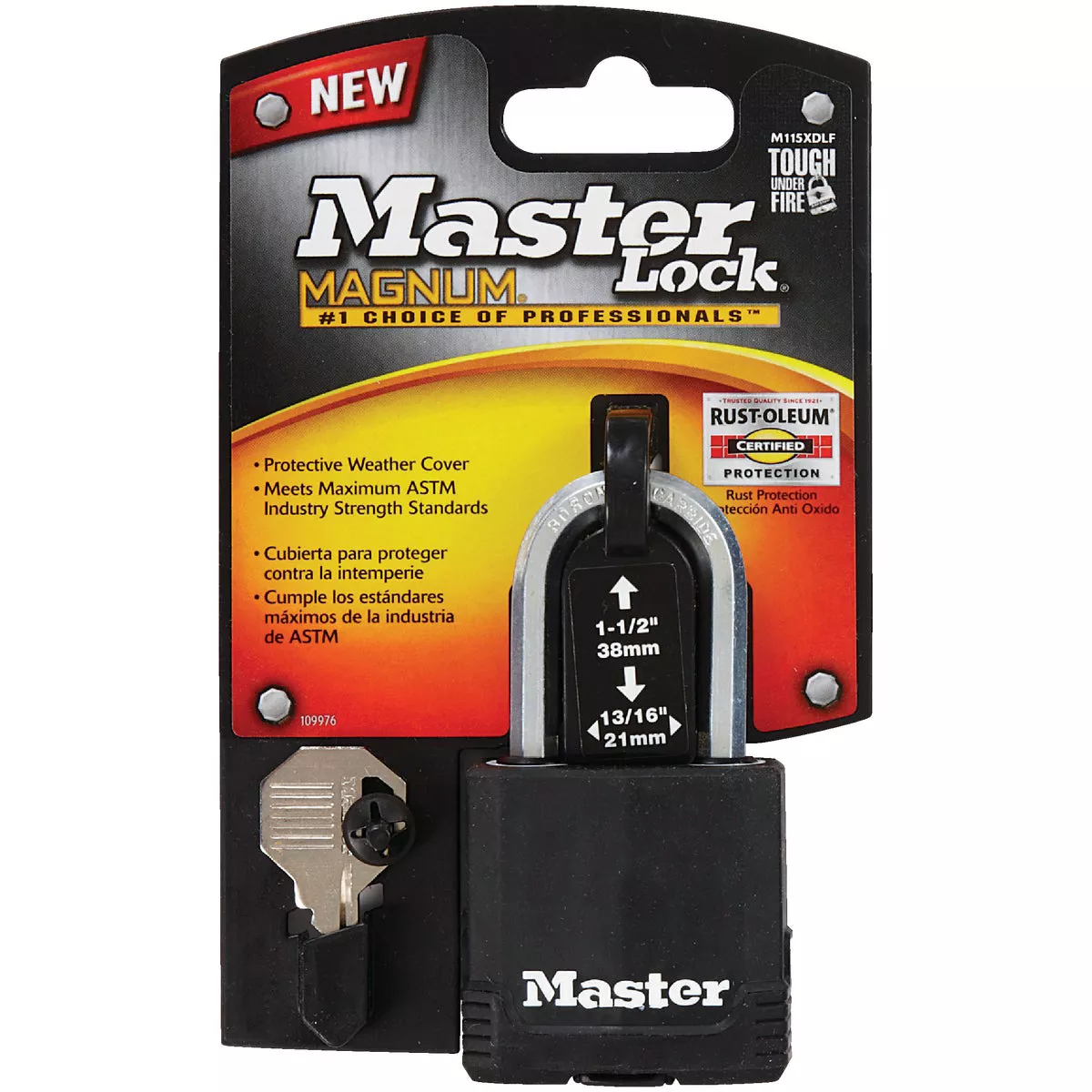 Master Lock Magnum 1-7/8 In. Steel Keyed Different Covered Padlock - photo 2