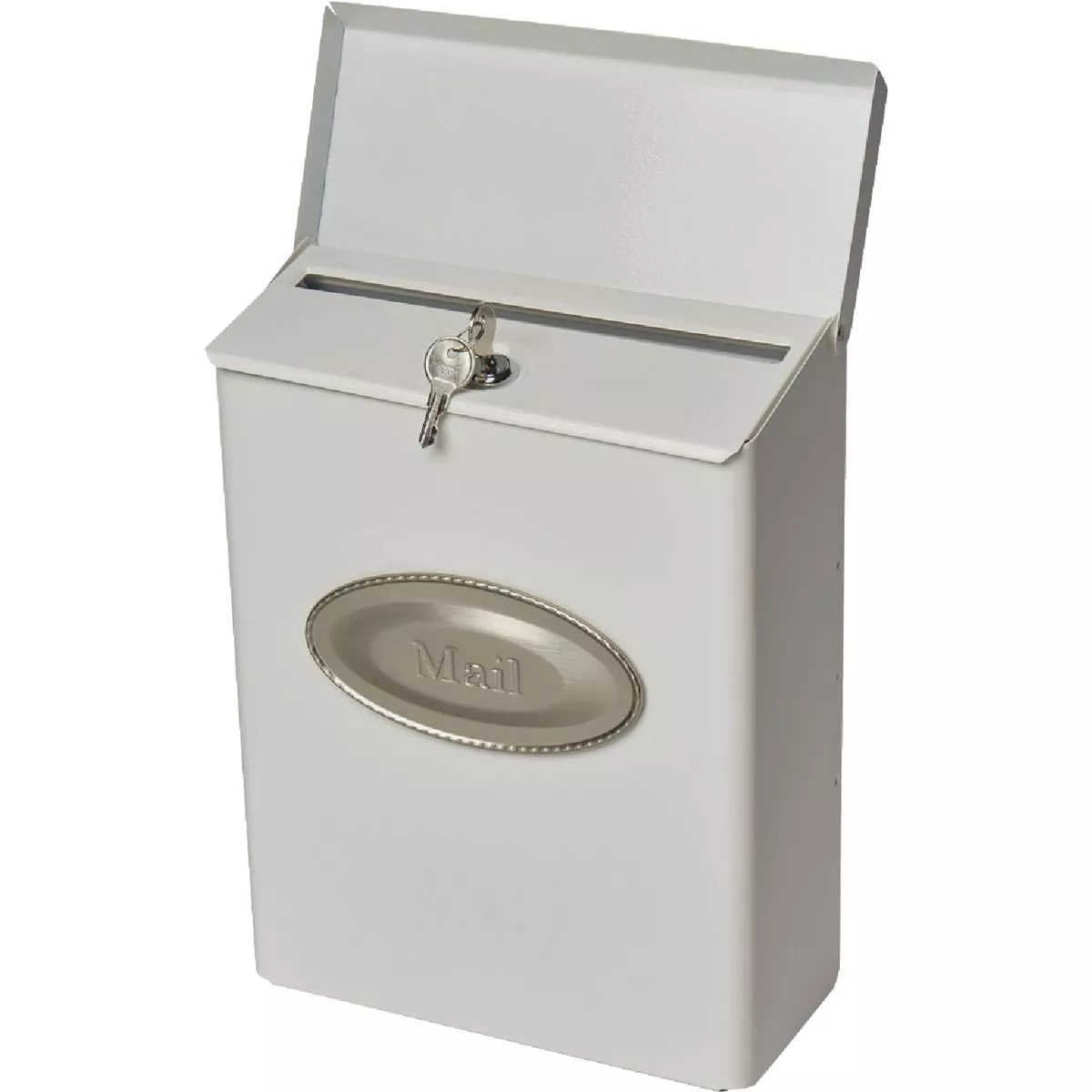 Gibraltar White Designer Vertical Wall Mount Mailbox - photo 2