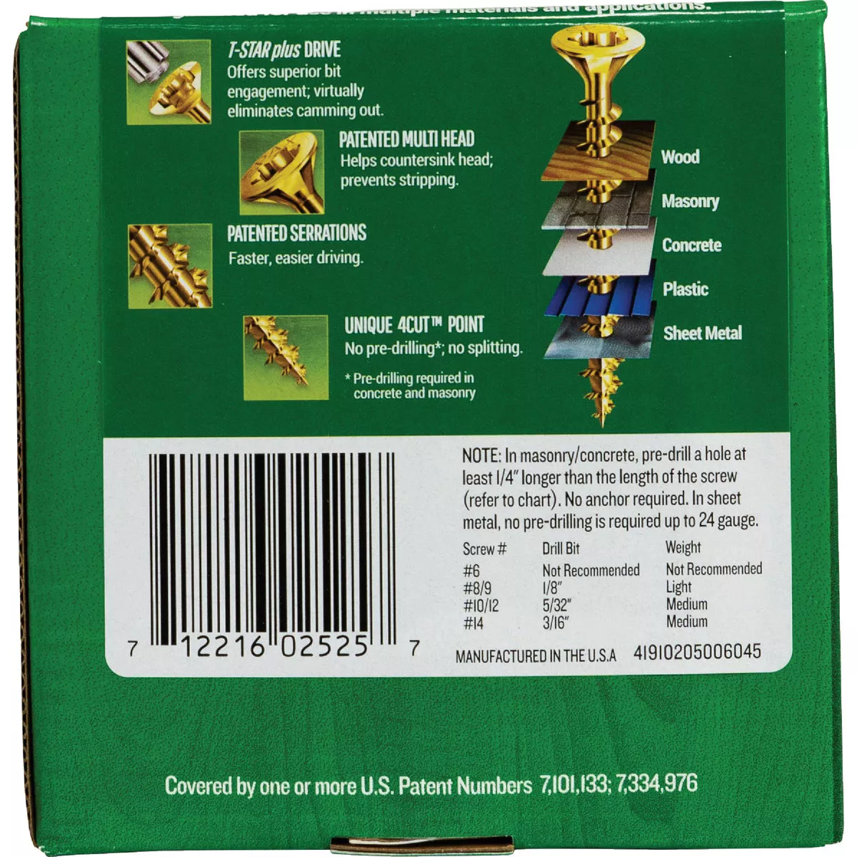 SPAX #10 x 2-1/2 In. Flat Head T-20+ Partial Thread Yellow Zinc (Interior) Wood Screw (3 Lb., 230-Count) - photo 7