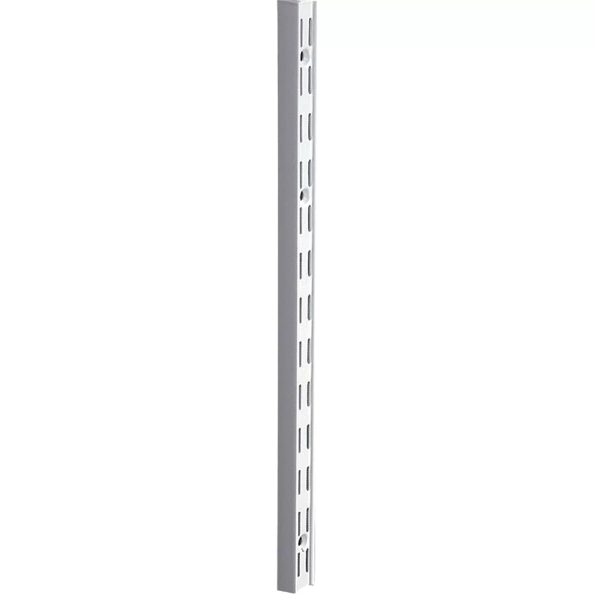 Knape & Vogt 82 Series 39 In. White Steel Heavy-Duty Double-Slot Shelf Standard