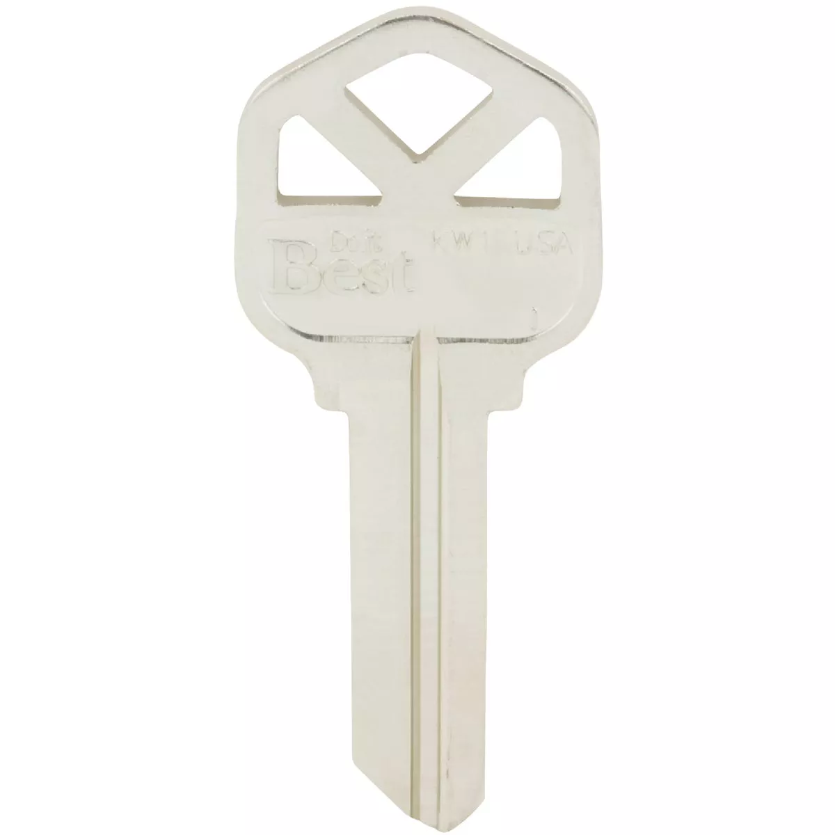 Do it Best Kwikset Nickel Plated House Key, KW1 / 1176 DIB (10-Pack) - photo 2