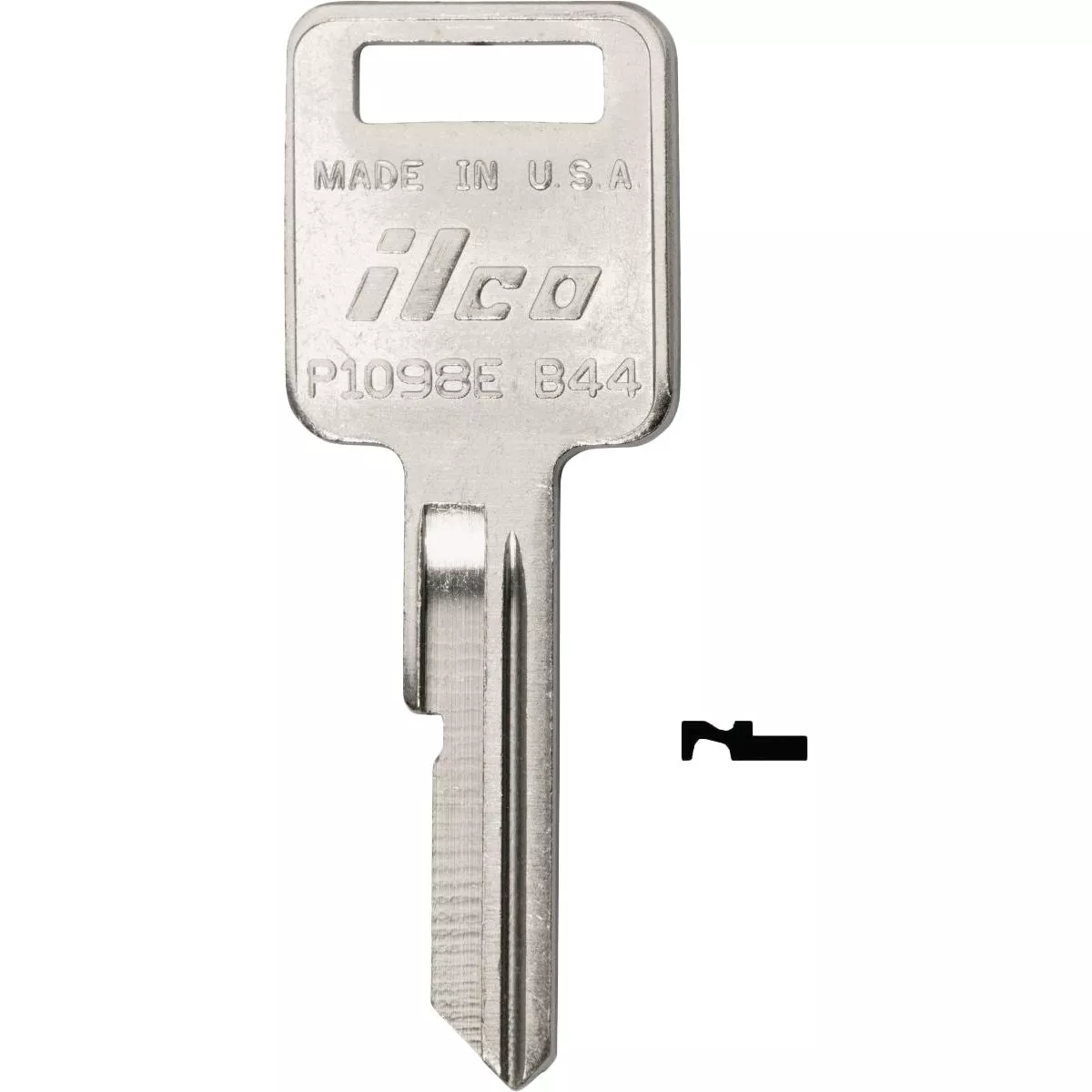 ILCO GM Nickel Plated Automotive Key, B44 / P1098E (10-Pack)