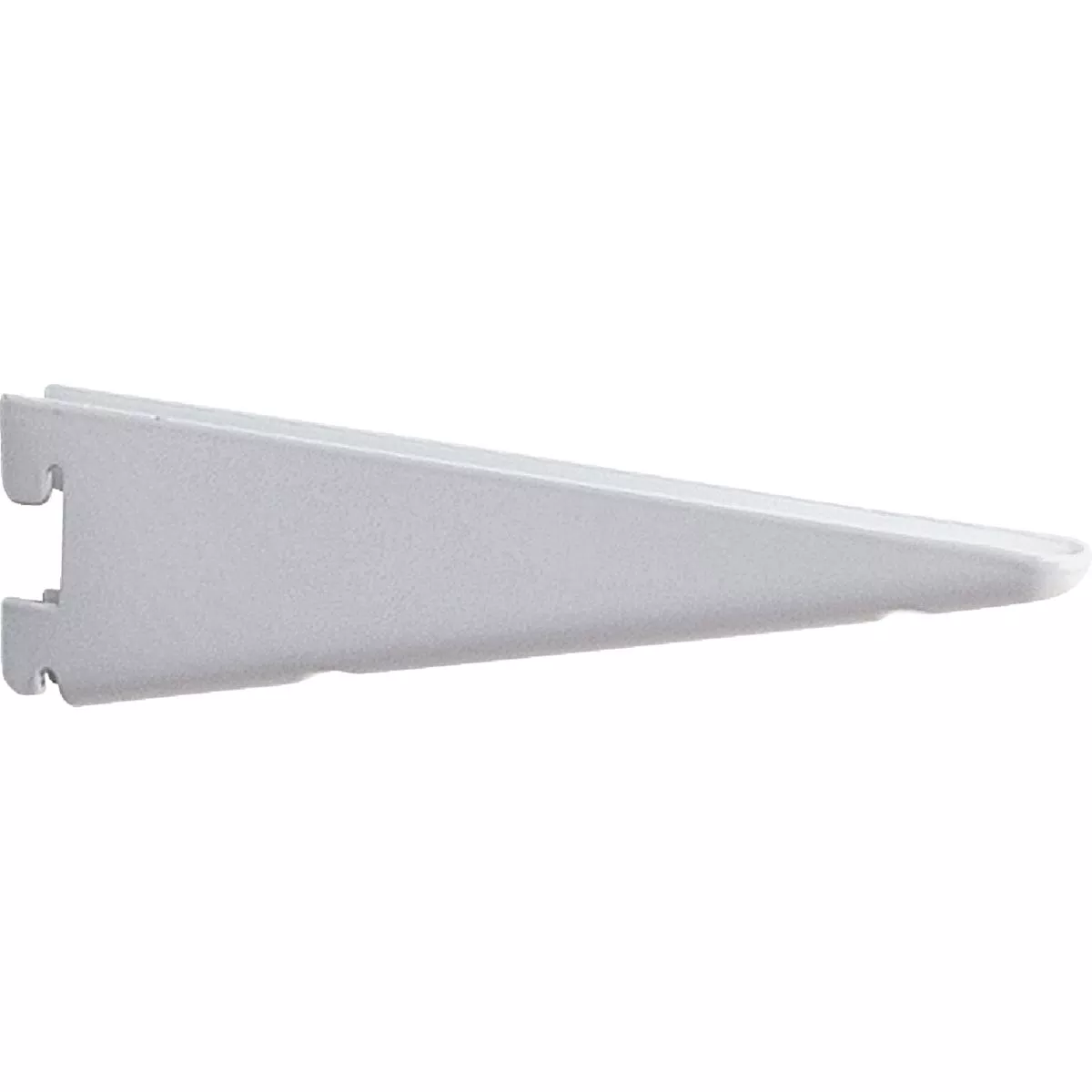Knape & Vogt 182 Series 9 In. White Steel Heavy-Duty Double-Slot Shelf Bracket